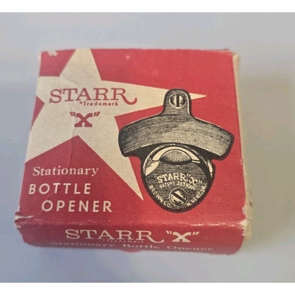 Vintage Box For Starr Stationary Bottle Opener Only The Box Opener Not Included